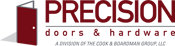 Precision Doors and Hardware Logo with Division of CBG